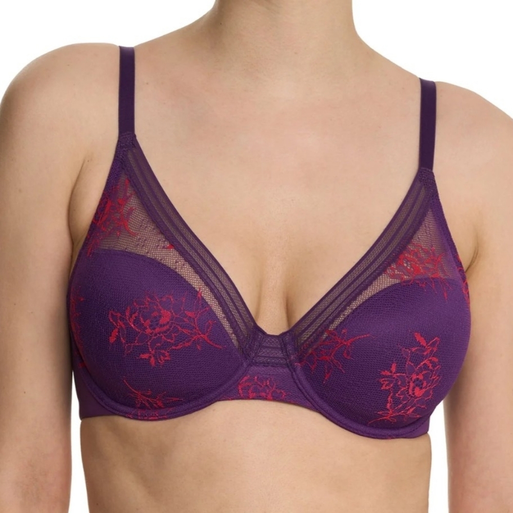 NATORI Love Lace Full Coverage Plunge T-Shirt Bra